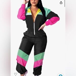 NEW vintage-style windbreaker snow suit